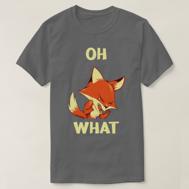 Camiseta Fox o que por Tobe Fonseca (Frente do Design)