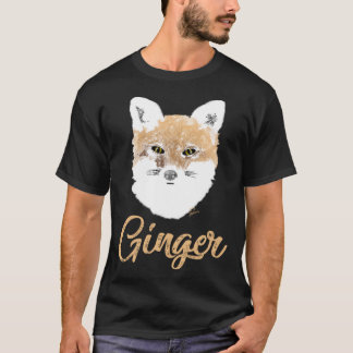 Camiseta Fox Outfit Fox Red Hair Mensagem Ginger