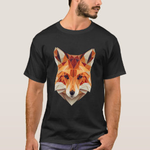 Camiseta Fox Polygon Selvagem Animal Selvagem Zookeeper Geo