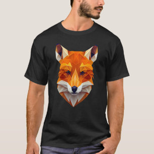 Camiseta Fox Polygon Selvagem Animal Selvagem Zookeeper Geo