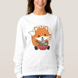 Camiseta Fox Powered By Ramen Cute Kawaii Foxes