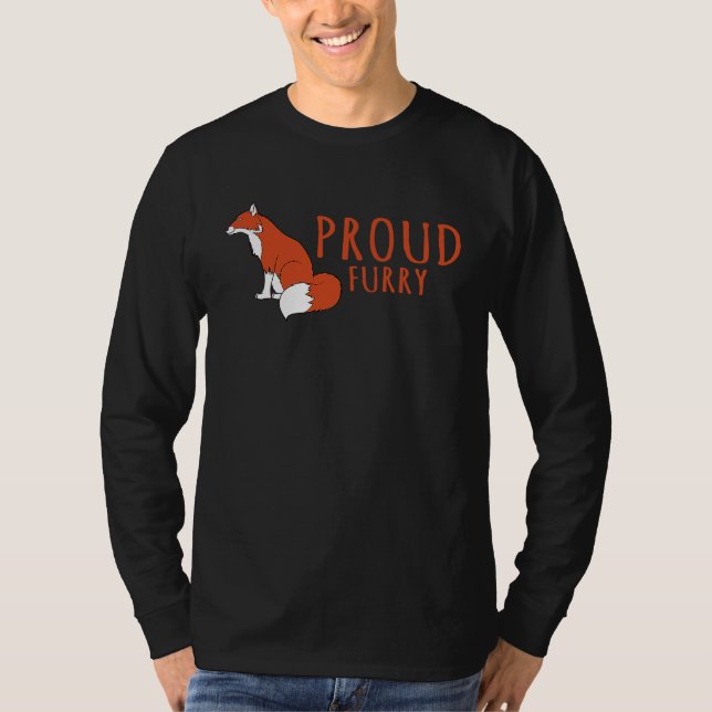 Camiseta Fox   Proud Furry Fox (Frente)
