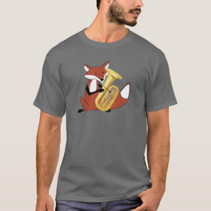 Camiseta Fox que joga a tuba