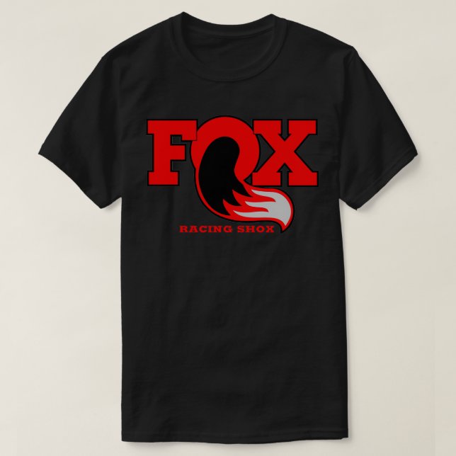 Camiseta Fox Racing Shox Red  (Frente do Design)
