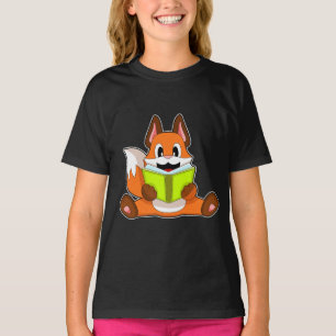 Camiseta Fox Reading Book