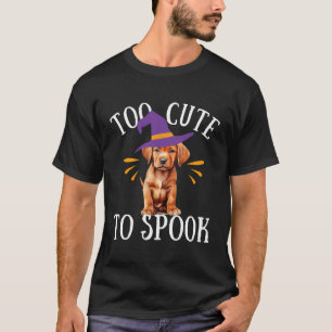 Camiseta Fox Red Lab Cute Spook Dia de as Bruxas engraçado