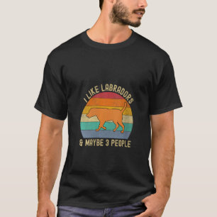 Camiseta Fox Red Lab Mãe Pai Eu Gosto De Labradores E Talve