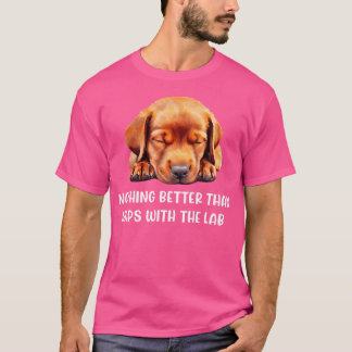 Camiseta Fox Red Lab Mãe Pai Narrando Labrador Retriever