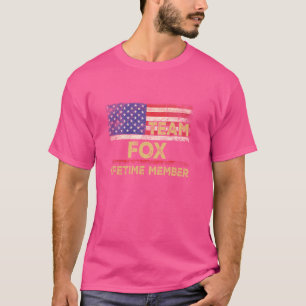 Camiseta Fox Sobrenome Shirt Team Fox Lietutime Member