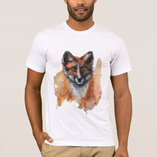 Camiseta Fox - Spirit Animal, Watercolor Totem Joga Guide