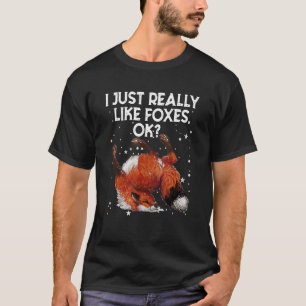 Camiseta Fox T Eu Gosto Muito De Raposas Ok Raposa