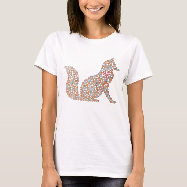 Camiseta Fox T Shirt Colorida (Frente)