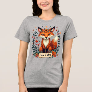 Camiseta Fox Tales Boho Woodland Animal Art