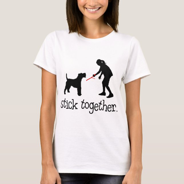 Camiseta Fox Terrier do fio (Frente)
