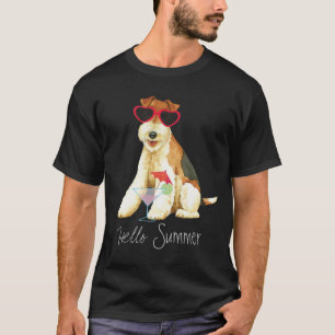 Camiseta Fox Terrier do fio do verão