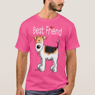 Camiseta Fox Terrier, Melhor Amiga Para Mulheres