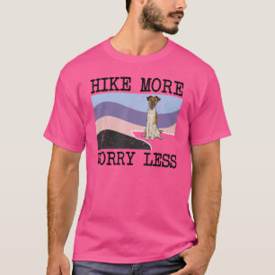 Camiseta Fox Terrier Suave Caiu Mais Preocupada Menos Gráfi