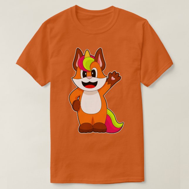 Camiseta Fox Unicorn (Frente do Design)