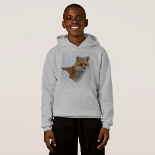 Camiseta Fox vermelho na neve