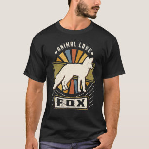 Camiseta Fox Vintage Classic Retro Animal