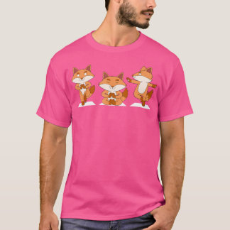 Camiseta Fox Yoga Engraçado Para Amantes de os animais De R
