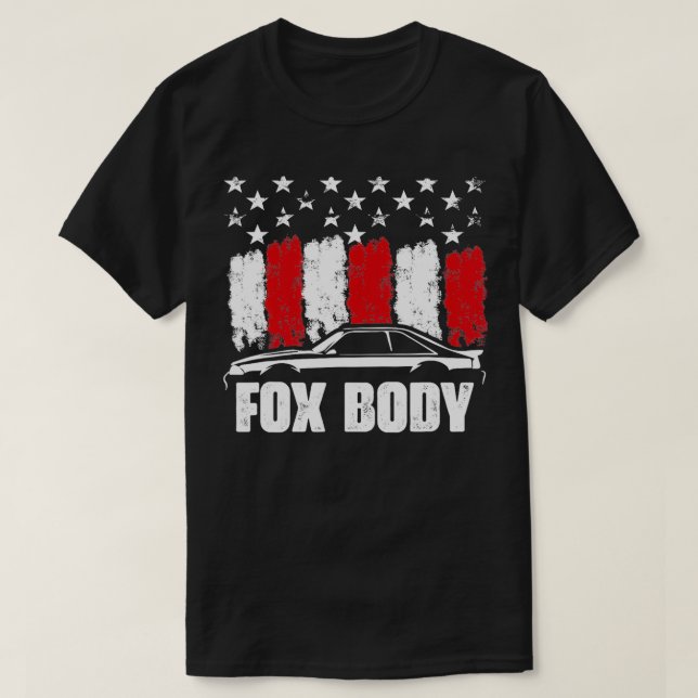 Camiseta Foxbody American Old Musical Maximum Horpower (Frente do Design)