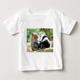 Camiseta Foxcub e Badger Cute!