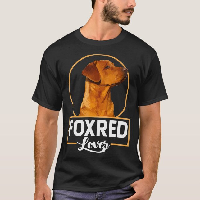 Camiseta foxred labrador lover redfox labrador (Frente)