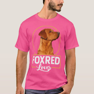 Camiseta Foxred Lover Redfox Labrador Retriever Fox Red