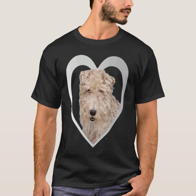 Camiseta Foxterrier Coração de Cachorro Drahthaar Fox Terri (Frente)