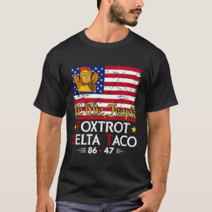 Camiseta Foxtrot Delta Taco 8647 Vamos Go Taco Us Flag