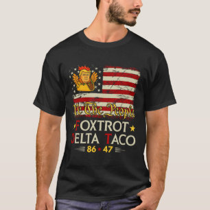 Camiseta Foxtrot Delta Taco 8647 Vamos Go Taco Us Flag