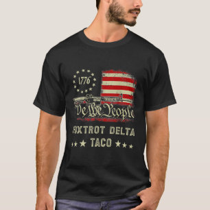 Camiseta Foxtrot Delta Taco Resiste 8647 Vamos Go Taco Men 