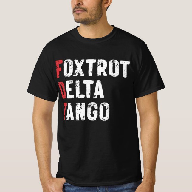 Camiseta Foxtrot Delta Tango (Frente)