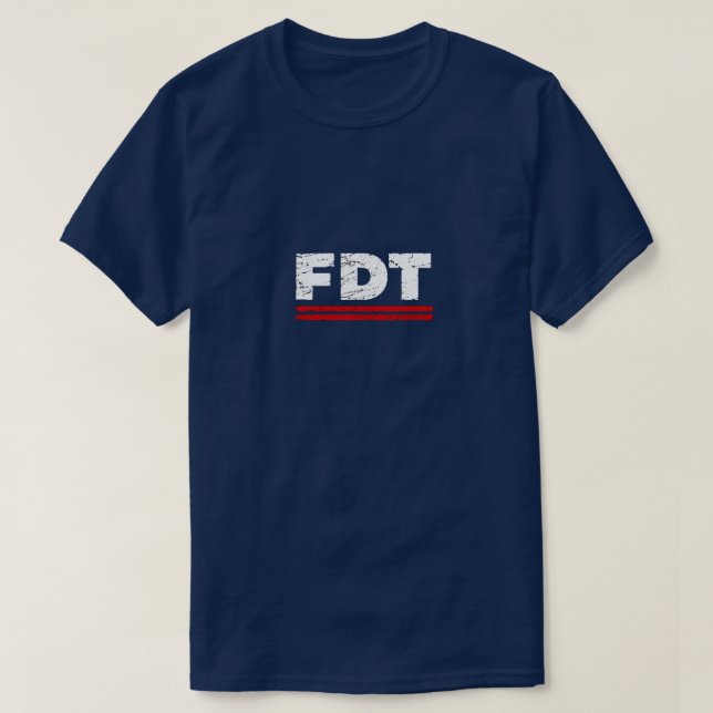 Camiseta Foxtrot delta tango (Frente do Design)