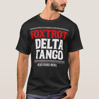 Camiseta Foxtrot Delta Tango Engraçado Smokey Bear