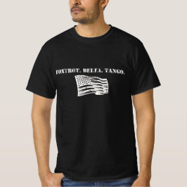 Camiseta Foxtrot Delta Tango FDT Anti Trump