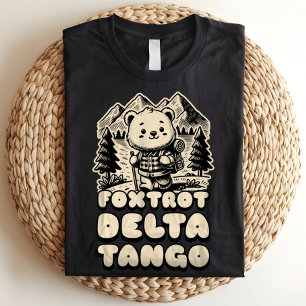 Camiseta Foxtrot Delta Tango FDT Bear Anti-Trump Político