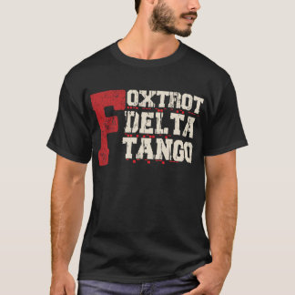 Camiseta Foxtrot Delta Tango: Um Código Militar Engraçado
