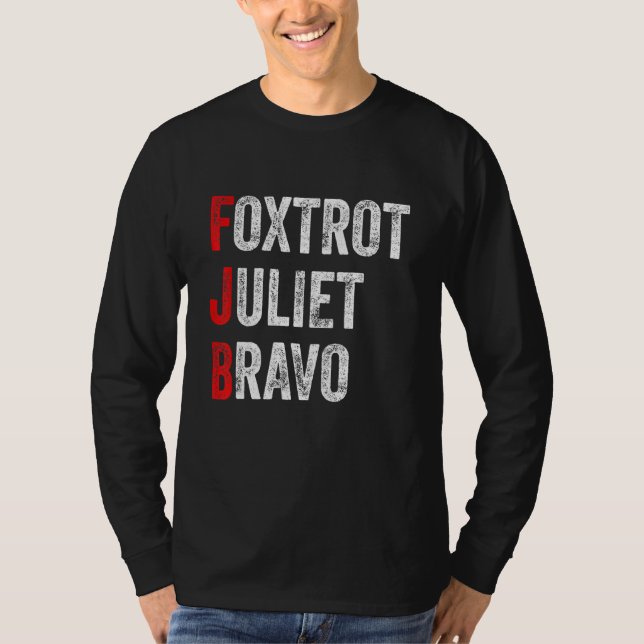 Camiseta Foxtrot Juliet Bravo América (Frente)