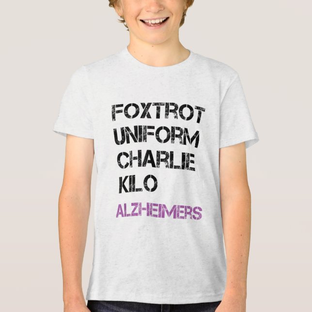 Camiseta Foxtrot Uniform Charlie Kilo, Para Heimers _1 (Frente)