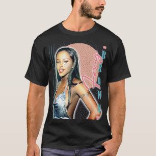 Camiseta Foxy Brown 90s Design do ventilador retrô