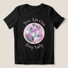 Camiseta Foxy Lady | Namorados de beijos do Casal Raposa Pr