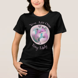 Camiseta Foxy Lady | Namorados de beijos do Casal Raposa Pr