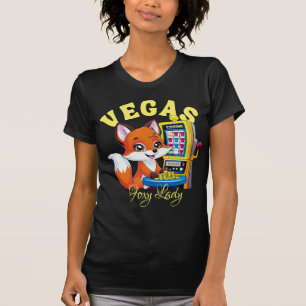Camiseta Foxy Lady Plays Casino Machine Em Las Vegas