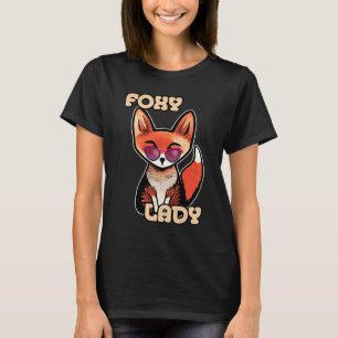 Camiseta Foxy Lady Raposa-branca