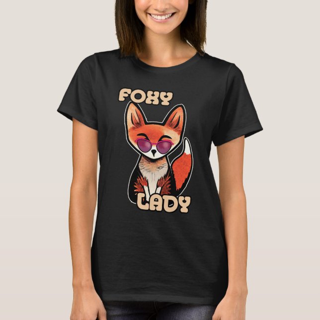Camiseta Foxy Lady | Raposa-branca (Frente)