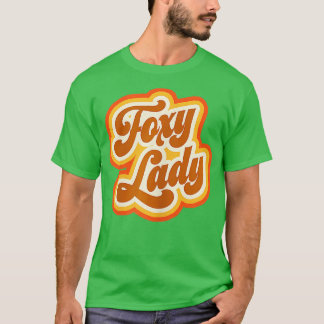 Camiseta FOXY LADY Vintage Vintage 1970s Clássico