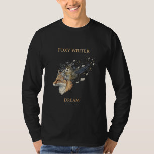 Camiseta Foxy Writer Sonho Celestial Raposa Caprichosa &