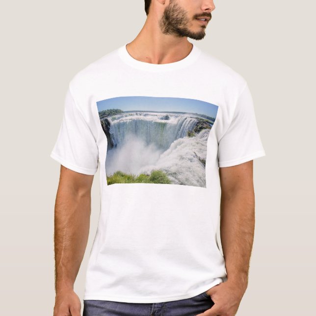 Camiseta Foz de Iguaçu, a garganta dos diabos, Argentina (Frente)
